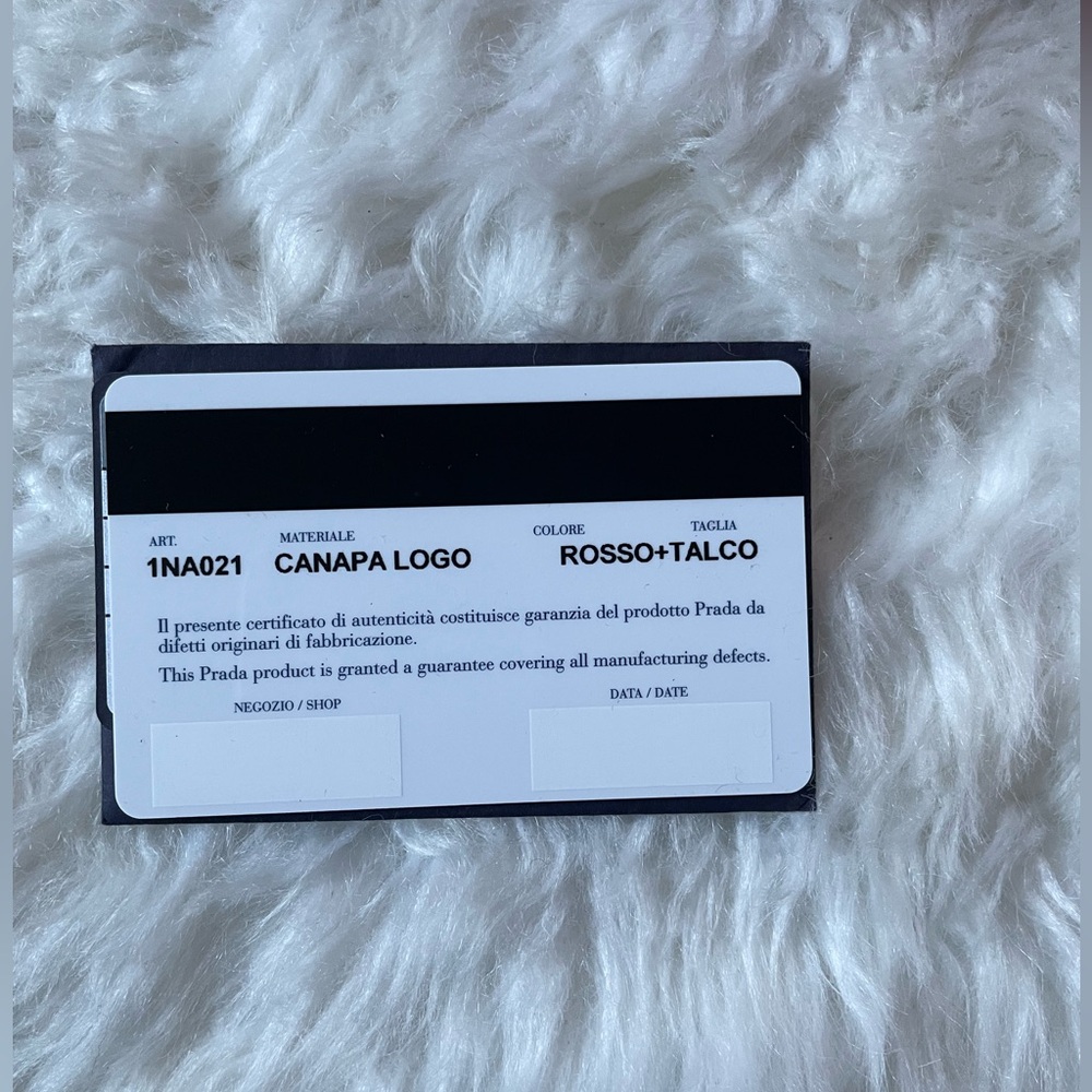 PRADA CANAPA MAKEUP POUCH - Picture 6 of 6